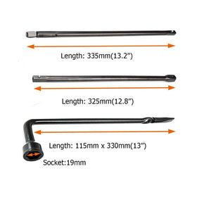 Dr.Roc extension rods connected demonstrating stable reach and simpler installation