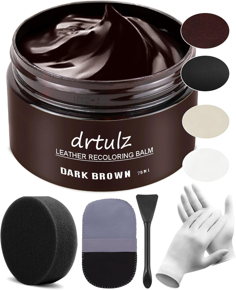 drtulz front packaging showing dark brown balm and kit benefits