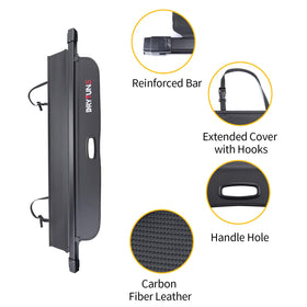 Drytuns aluminum bar and handle for easy retracting and durability
