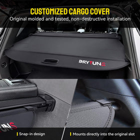 Drytuns carbon-fiber textured leather close-up with durable finish benefit