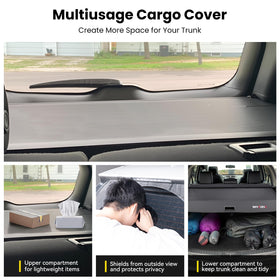 Drytuns fleece-covered end cap detail preventing noise and interior scratches