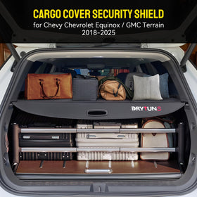 Drytuns installed in Chevy Equinox trunk showing privacy and neatness