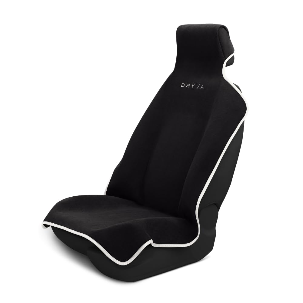 Dryva front view showing full seat coverage and waterproof protection