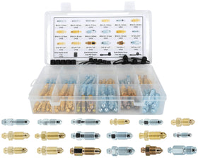 Dsnaduo kit front view showing all 90 bleeder screws and 15 caps for fast repairs