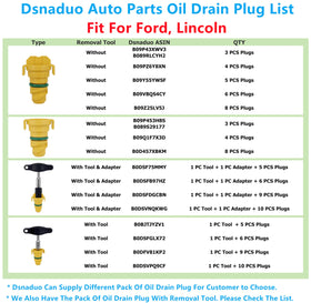 Dsnaduo removal tool with plugs, speeds loosening and tightening during service