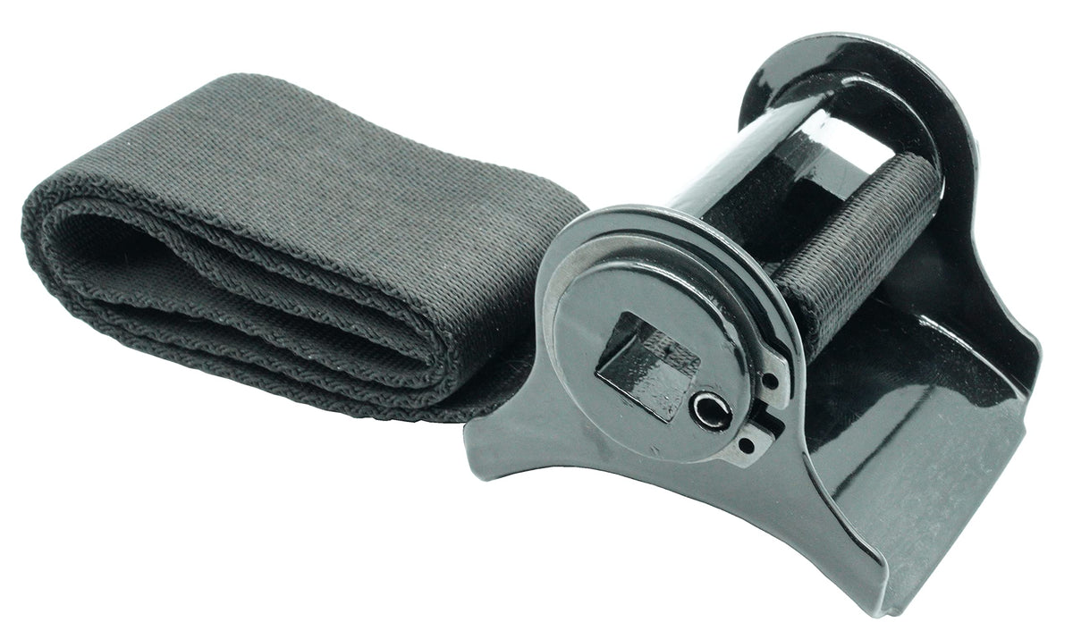 Dsnaduo strap wrench in use on oil filter, quick removal and secure hold