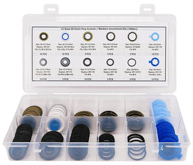 Dsnaduo washer installed on an oil drain plug demonstrating leak prevention benefit