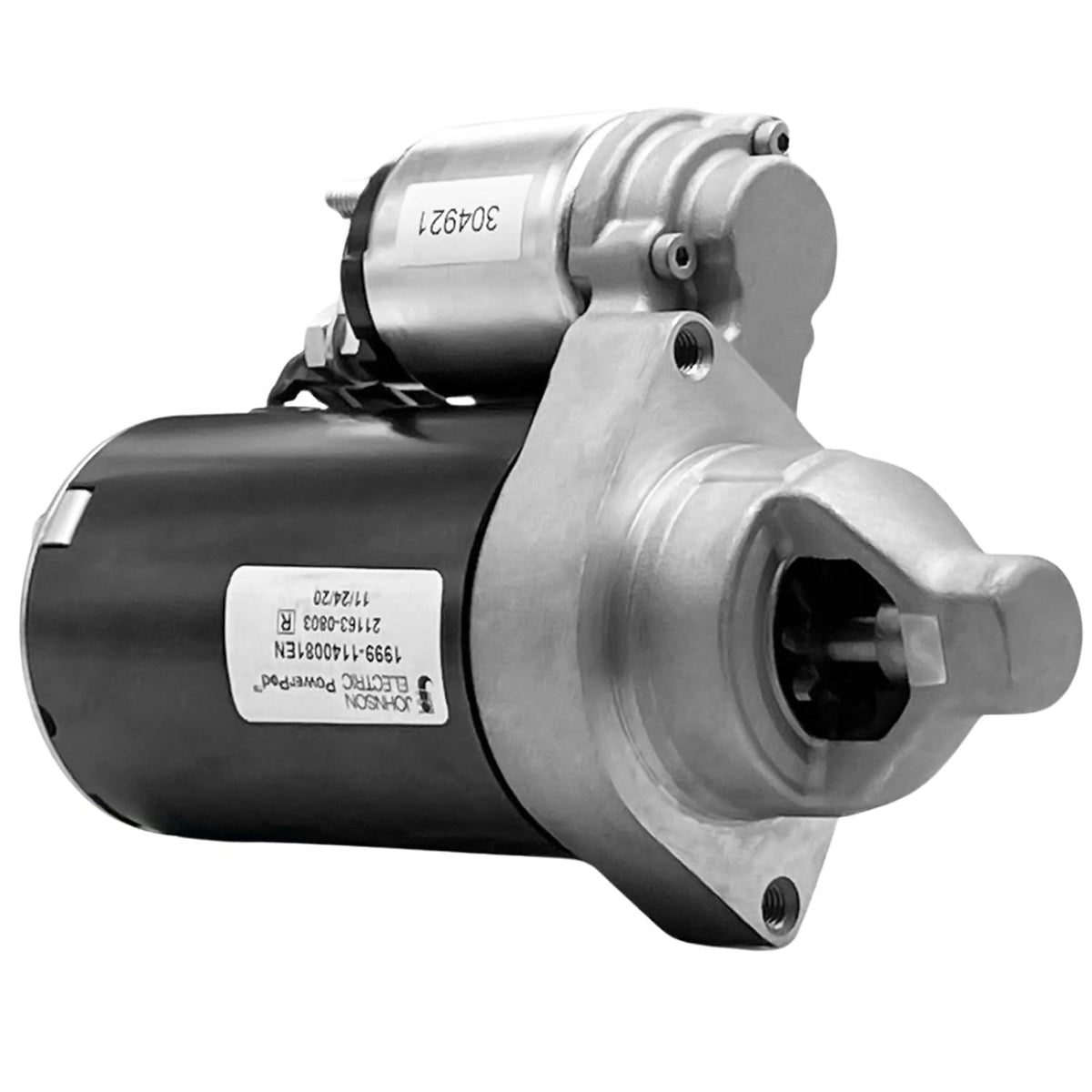 DSS AUTO PARTS starter front view showing mounting and electrical terminals, reliable fit