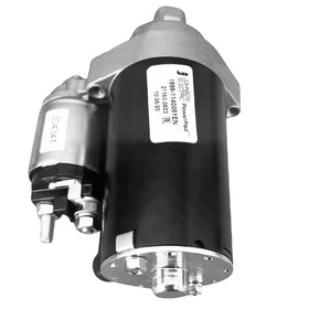 DSS AUTO PARTS starter installed on a mower engine demonstrating easy replacement
