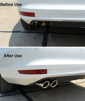 Dsycar close-up seam showing 304 stainless-steel construction quality