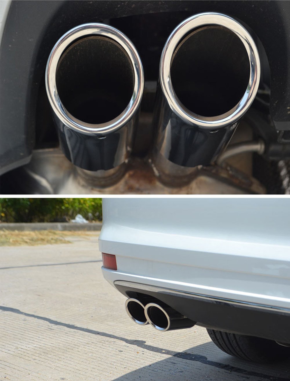 Dsycar tips on car in parking scene conveying upgraded sporty look