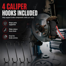 DTDBRT sturdy caliper hangers and accessories keeping brake lines strain-free
