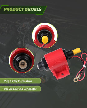 DTMAP pump label and specifications clearly visible for confident selection