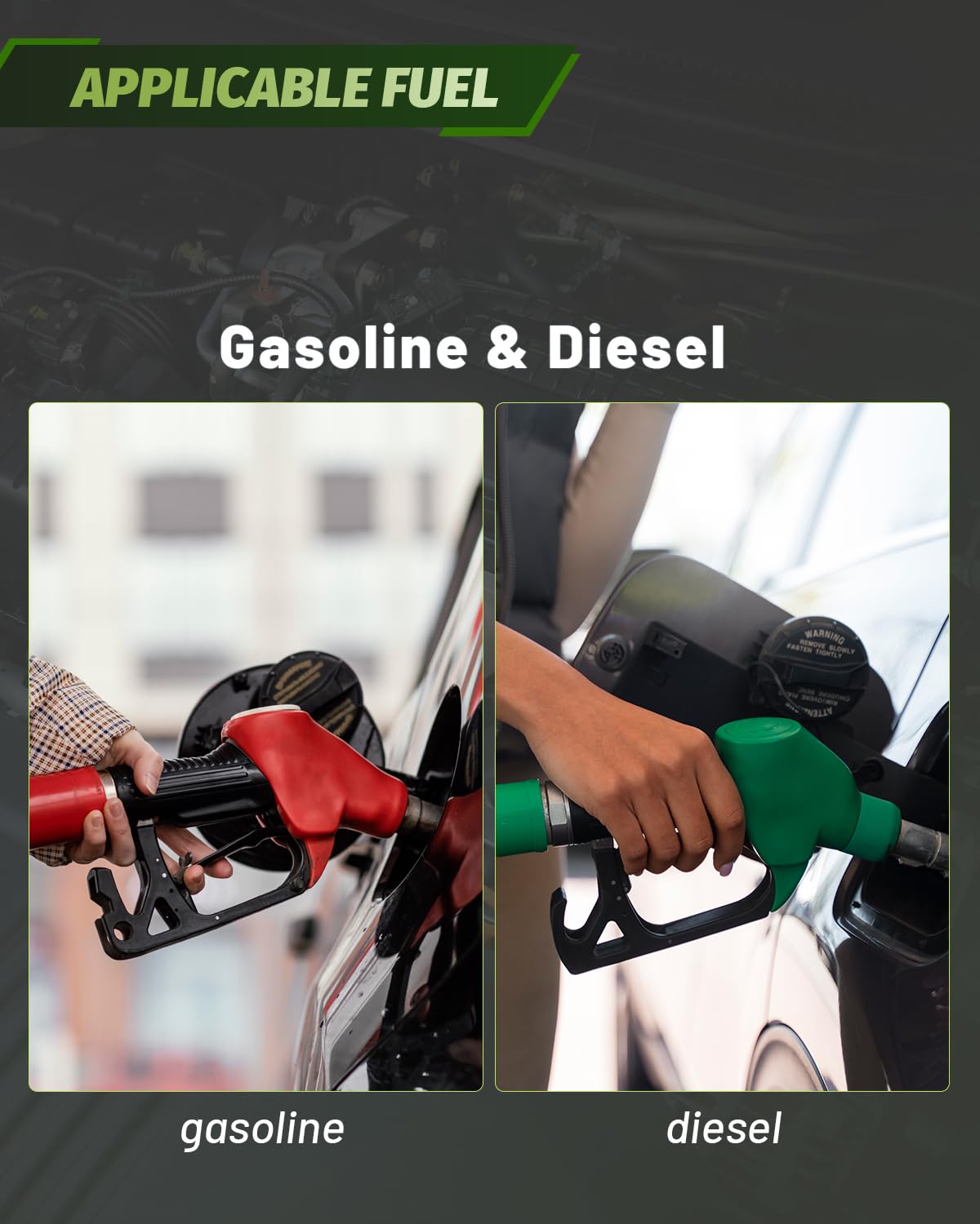 DTMAP inline pump on an ATV fuel line showing versatile fitment and steady fuel flow