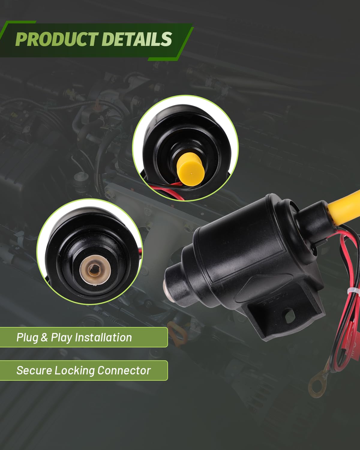 DTMAP installed on lawn mower fuel line showing compatibility and improved starting reliability