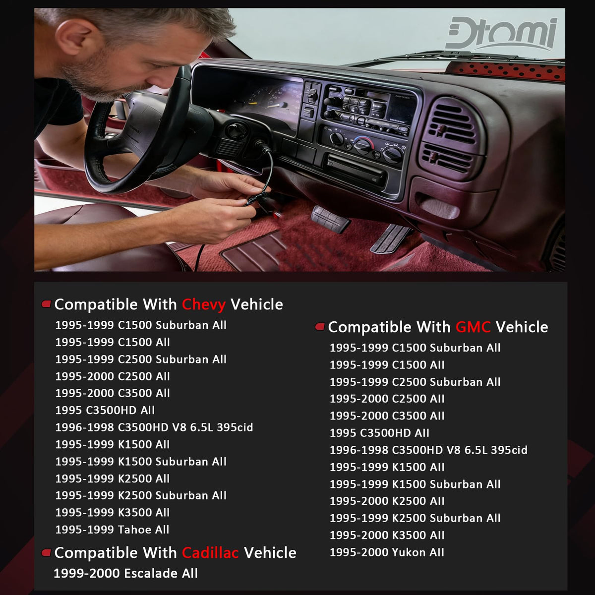 Dtomi full-length cable laid out to display correct length and durable jacket