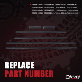 Dtomi close-up of rubber profile highlighting weather-resistant durability benefit