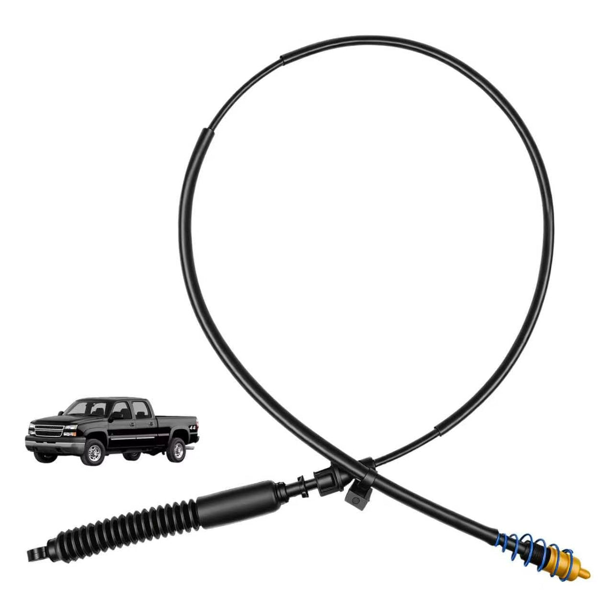 Dtomi front view of gear shifter cable showing clean packaging and fitment benefit