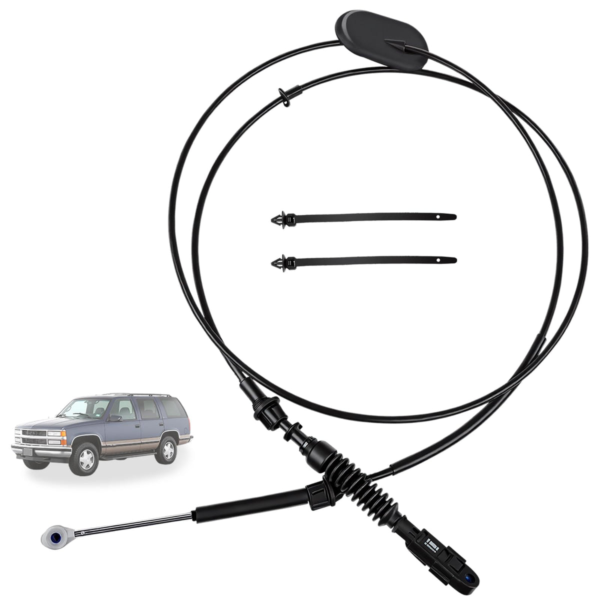 Dtomi front packaging showing shifter cable and fitment details for quick identification