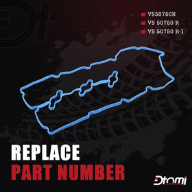 Dtomi close-up of gasket seal profile showing precise edges for improved leak resistance