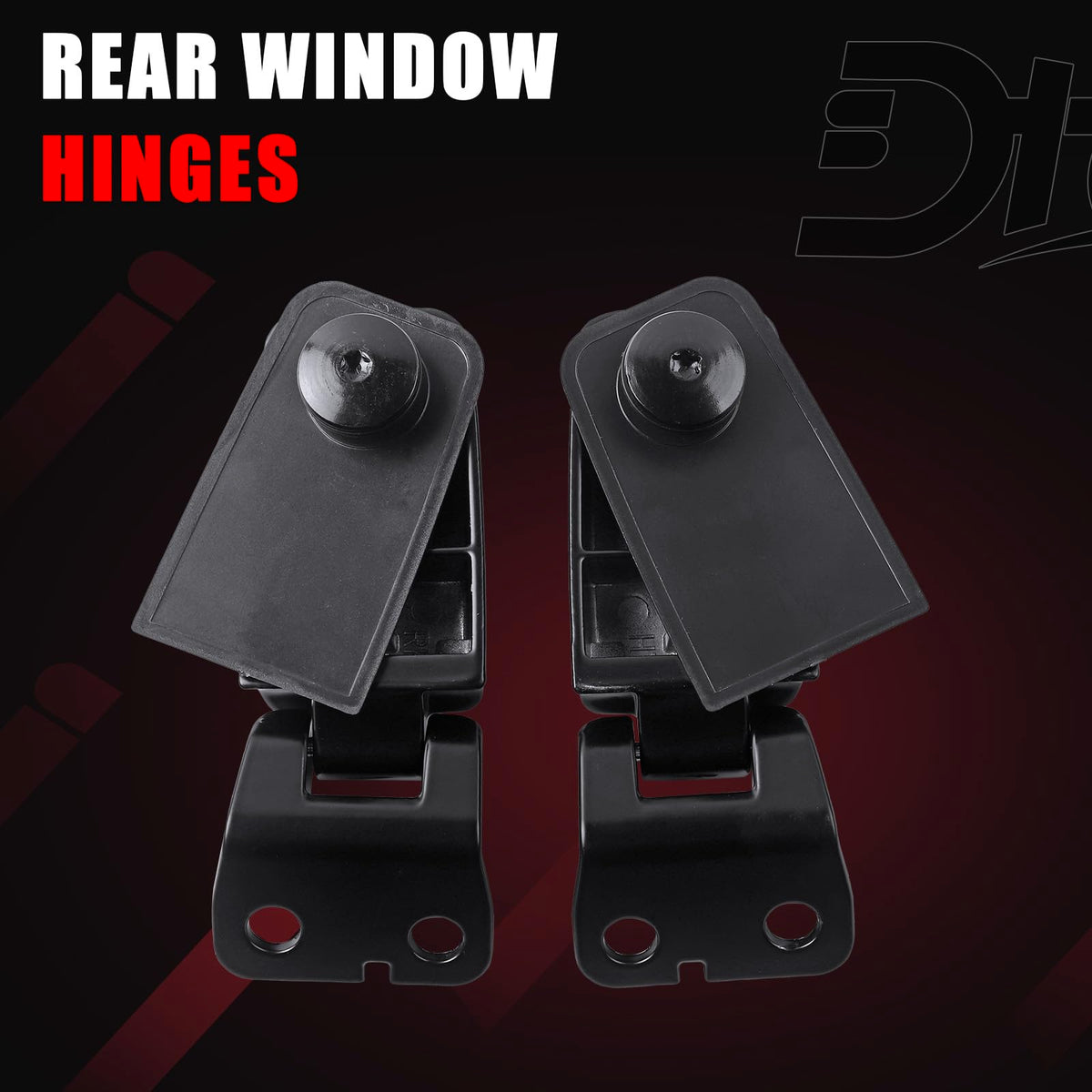 Dtomi hinge label and part number showing compatibility reassurance and correct match