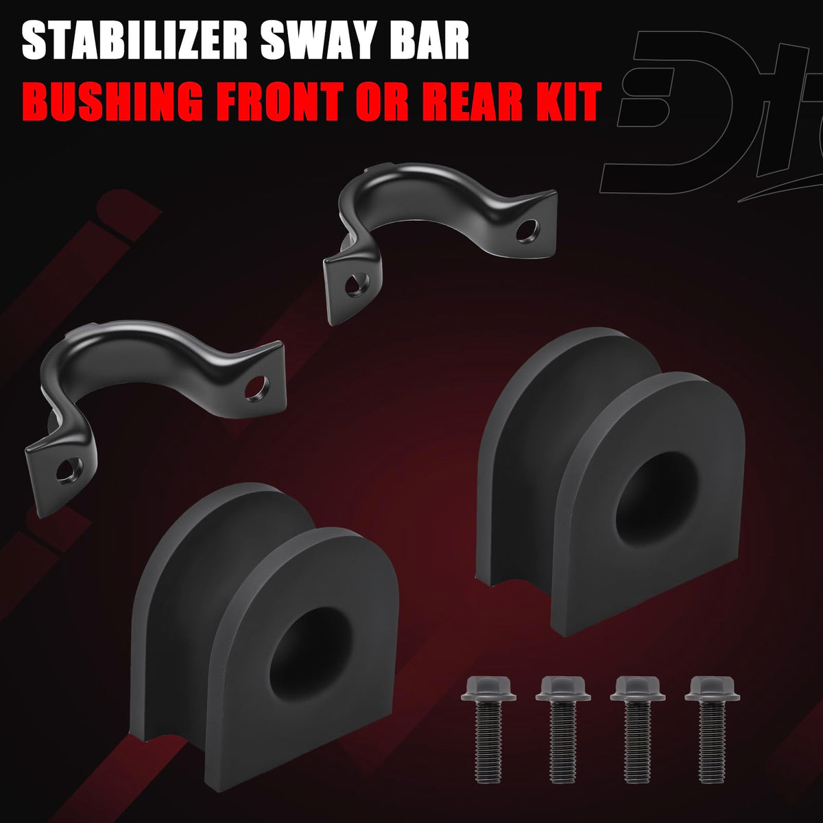 Dtomi installation tools and bushing ready for quick DIY swap benefit