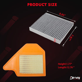 Dtomi engine filter installed in engine bay demonstrating easy replacement and restored airflow
