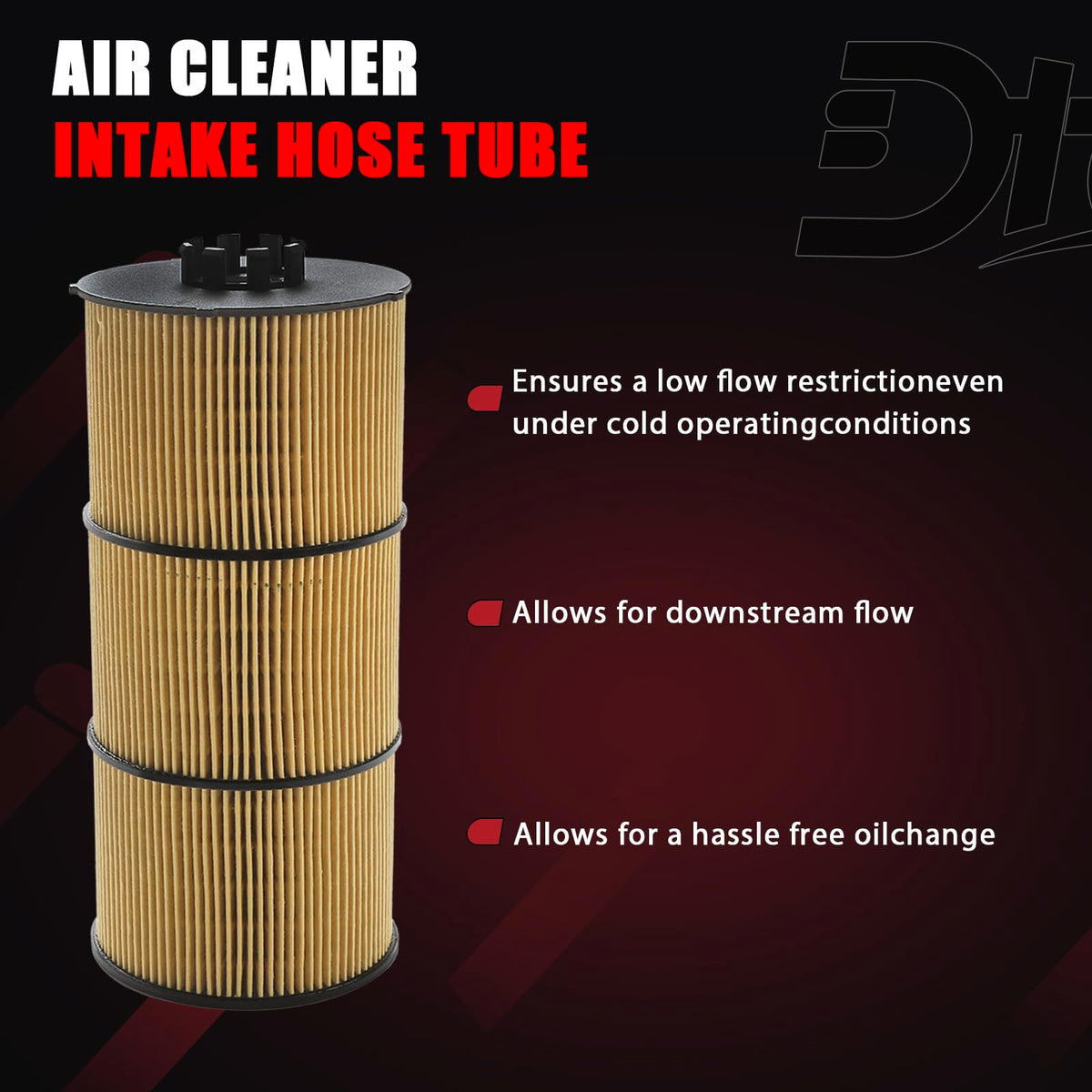 Dtomi filter label with part numbers aiding quick compatibility checks