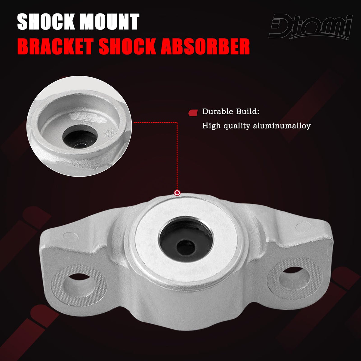 Dtomi installation scene in garage showing ease of replacing mounts