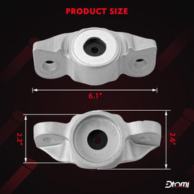 Dtomi mounted on vehicle rear suspension demonstrating restored stability