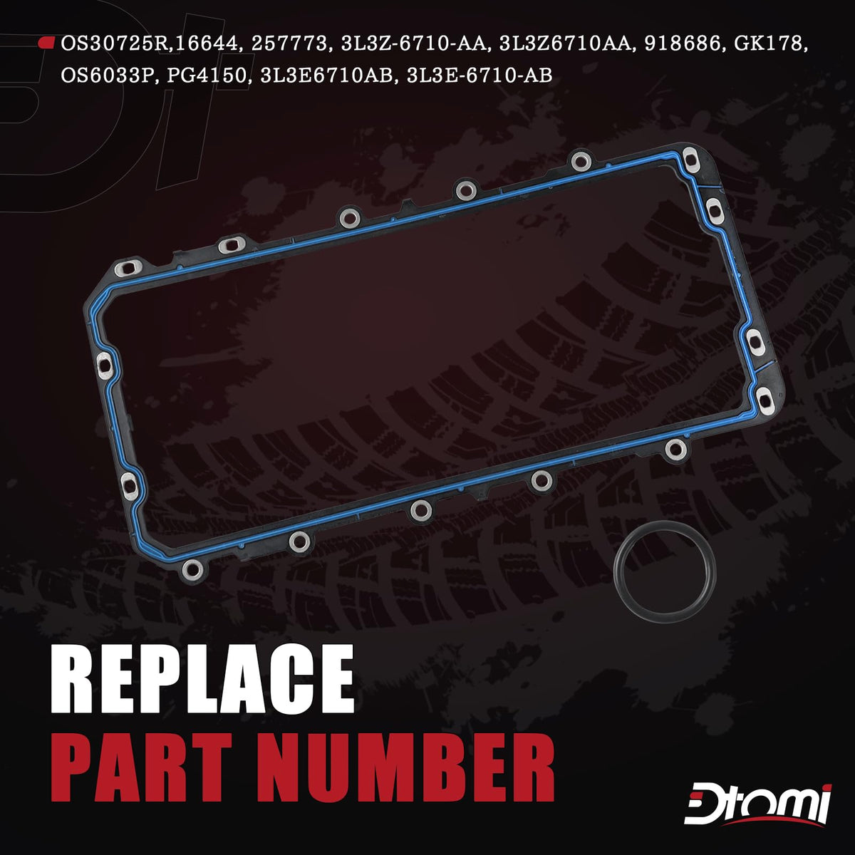 Dtomi view of bolt holes and fitment detail for accurate alignment benefit
