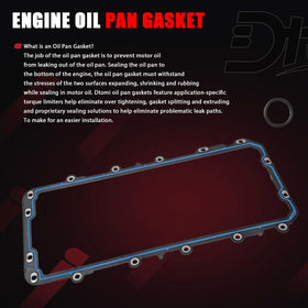 Dtomi gasket showing printed part number for fast cross-reference and fit confirmation