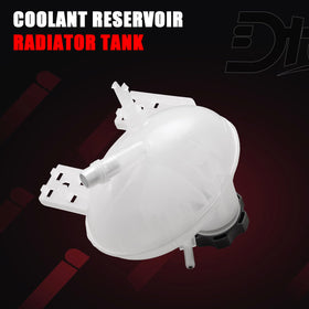 Dtomi reservoir installed in engine bay demonstrating correct fitment benefit