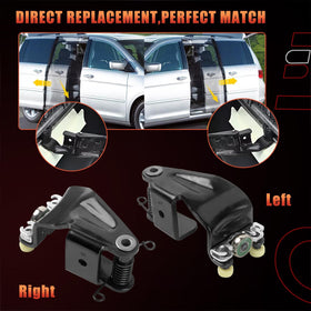 Dtomi sliding door rail stoppers pair laid out to show secure end-of-travel benefit