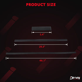 Dtomi trim next to ruler showing length and scale for accurate fit benefit