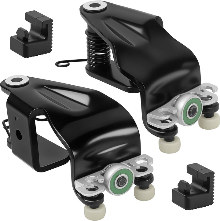Dtomi upper center roller front view showing mounting points and smooth operation benefit
