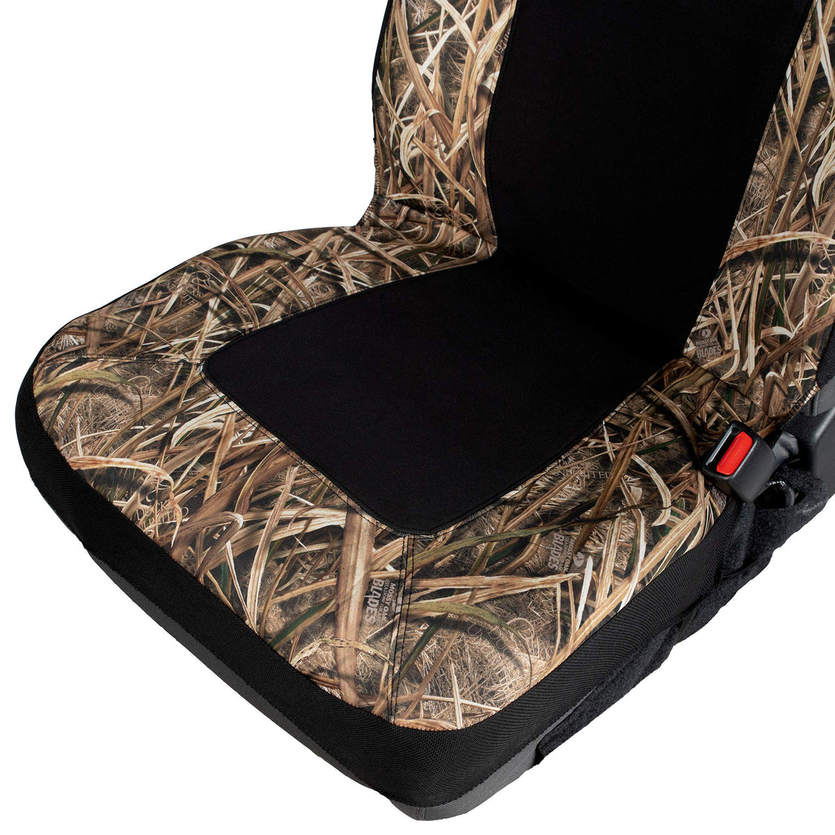 Ducks Unlimited headrest cover close-up showing snug fit and finish