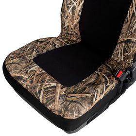 Ducks Unlimited headrest cover close-up showing snug fit and finish
