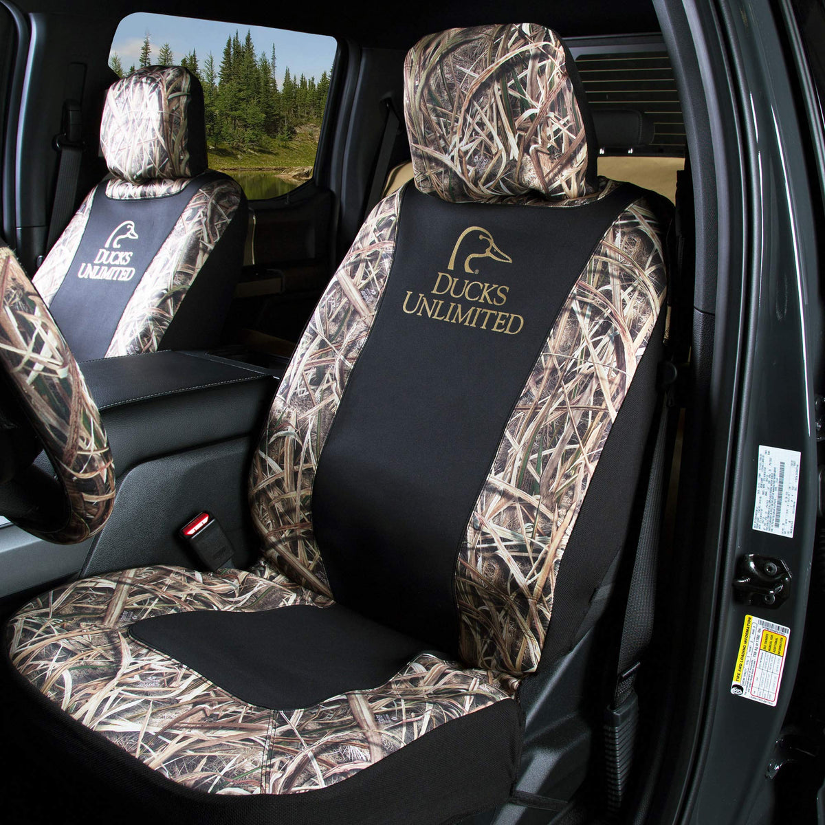 Ducks Unlimited installed in truck demonstrating rugged lifestyle appeal
