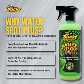 DUCKY PRODUCTS spray nozzle dispensing solution demonstrating easy application