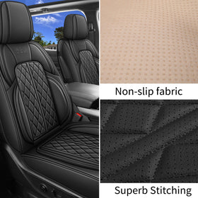 DuDuWang extra headrest covers detail showing included fit options benefit
