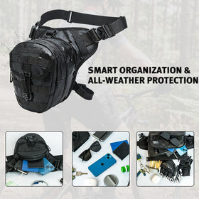 DUHAN internal organization with padded slots protecting phone and gear benefit organized storage
