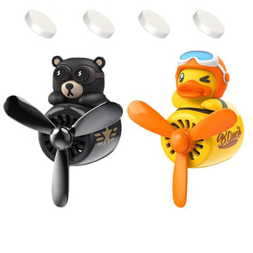 DUHKHAS bear pilot front view showing charming design and scent benefit