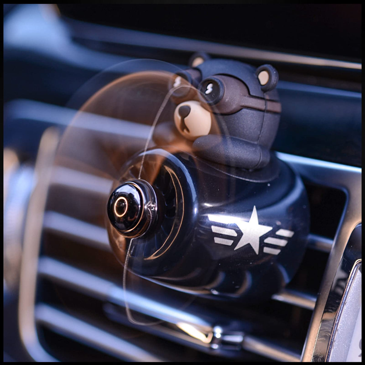 DUHKHAS silicone vent clip detail showing secure grip and no-scratch hold