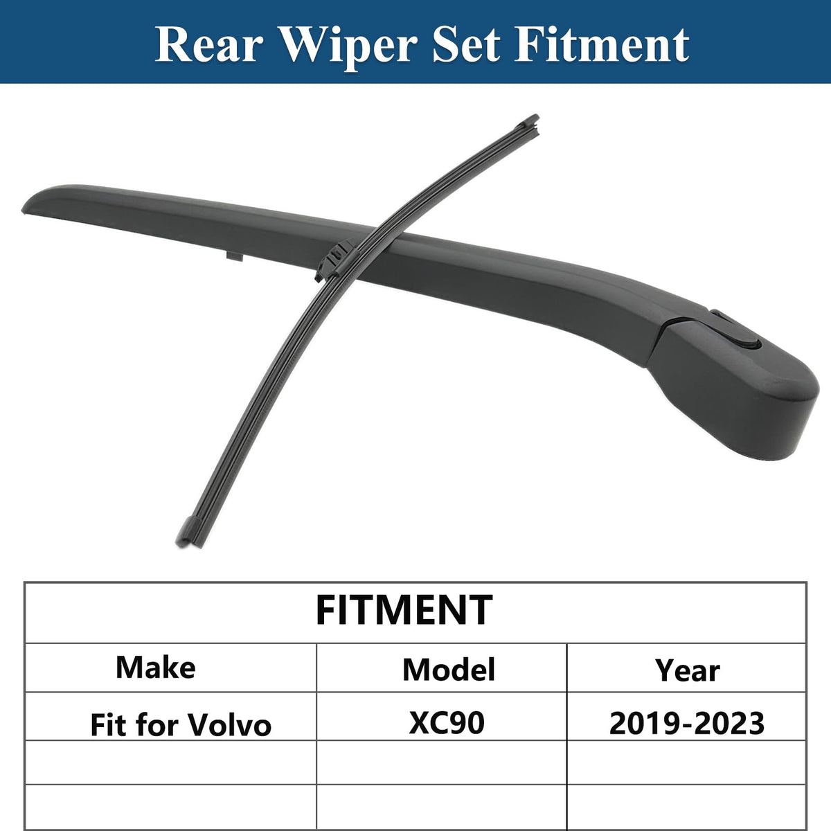 DUILEO closeup of wiper arm joint, highlights durable polymer construction for longevity