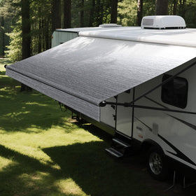 Dulepax lifestyle campsite scene showing comfortable shaded outdoor living benefit