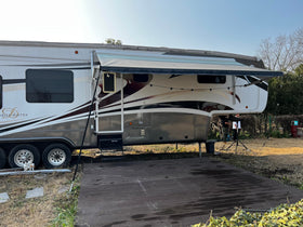 Dulepax kit in use at an RV campsite demonstrating stability and peace of mind