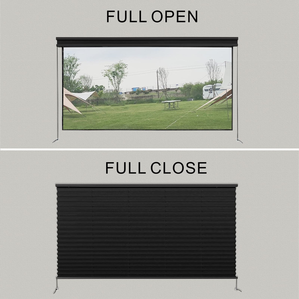 Dulepax in a motorhome at night showing privacy and darkness benefit