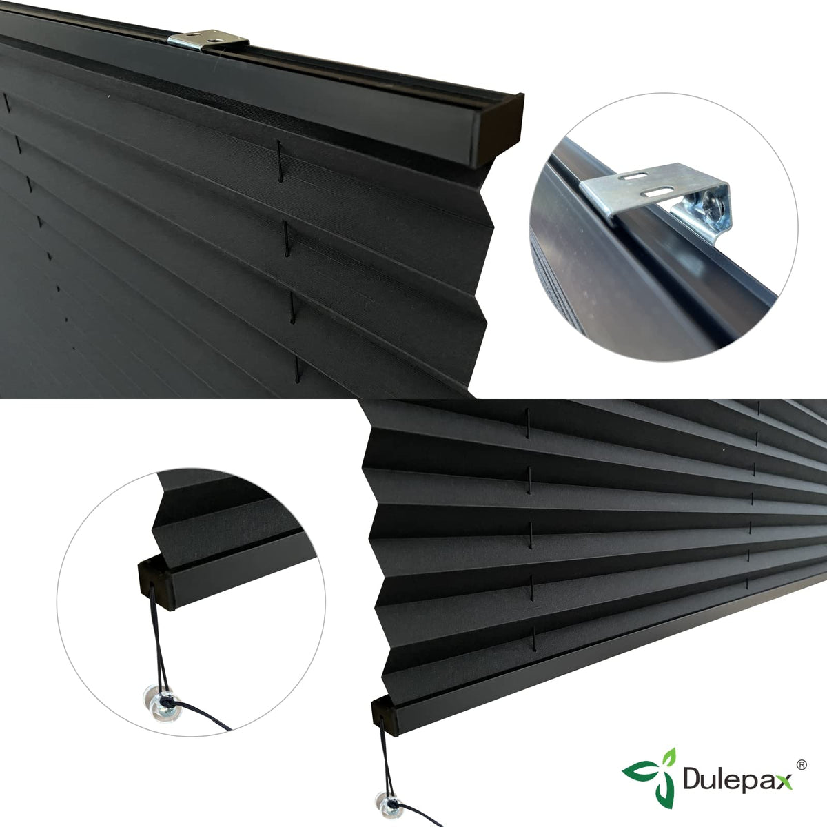 Dulepax next to a ruler showing dimensions and fit-assurance benefit