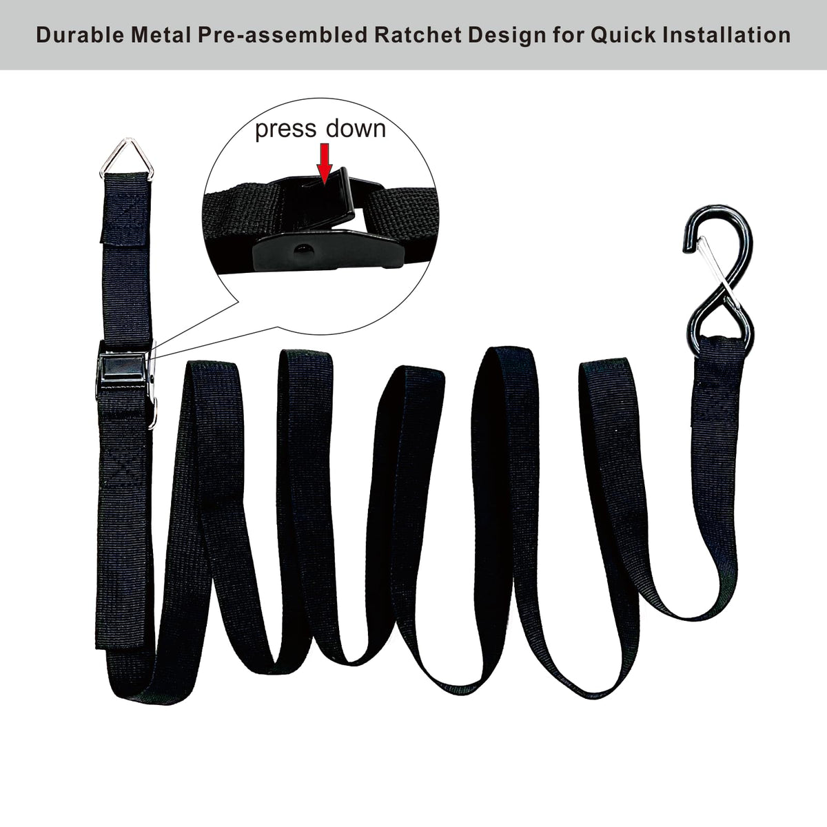 Dulepax one-piece spiral stake detail showing deep threads for stronger ground hold